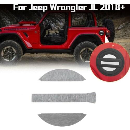 Fuel Filler Door Gas Tank Cap Cover Decorative Trim For Jeep Wrangler JL 2018