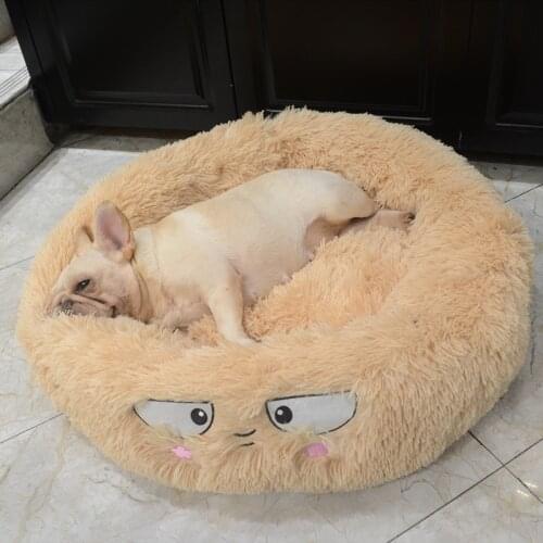 Pet Dog Bed Comfortable Donut Cuddler Round Dog Kennel Ultra Soft Washable Dog and Cat Cushion Bed Winter Warm Sofa hot sell