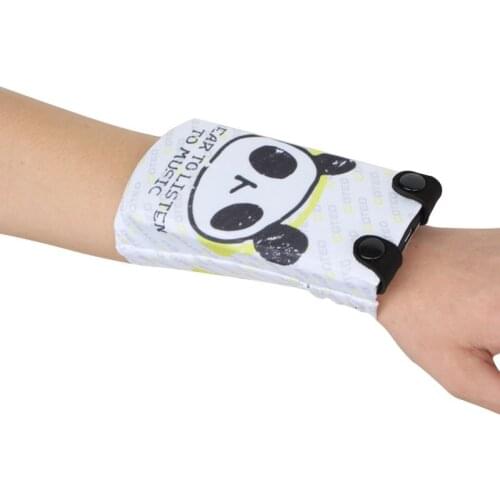 Outdoor Sports Wrist Bag Elastic Close-fitting Cartoon Arm Bag