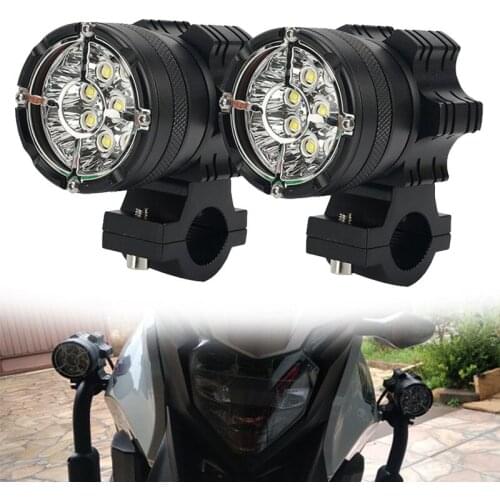 Universal 6 Chips Headlight LED Motorcycle Motorbike 60W 16000LM Spotlight Waterproof Fog Spot Motos Bulbng Light