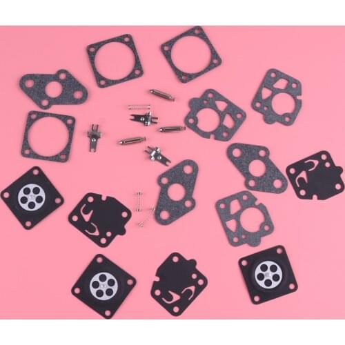 LETAOSK 3 Kit of Carburetor Repair Parts Replacement Fit For Kawasaki TG20 TG24 TG25 TG33 TD24 TD25 TD33 TD40 TD48 Engine Part