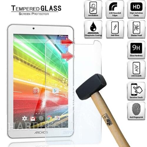 Tablet Tempered Glass Screen Protector Cover for Archos 70 Platinum 3G Anti-scratch Tablet Computer Tempered Film