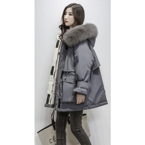 2021 Spring Autumn New Woman Fashion Slim Jacket With Zipper Female Cotton Padded Warm Thicken Coat Lady Long Outwear Parka Q20