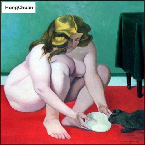 Sexy Woman Full Square/Round Diamond Painting "Abstract Colorful" Cross Embroidery Rhinestone 5D DIY Mosaic Color Art Deco Gift