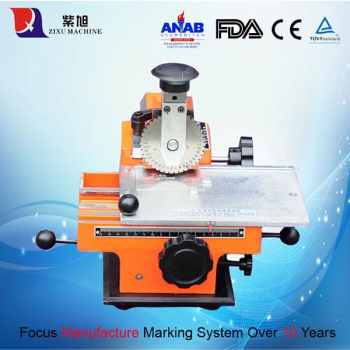 4mm Manual Metal Number Plate Embossing Press Machine