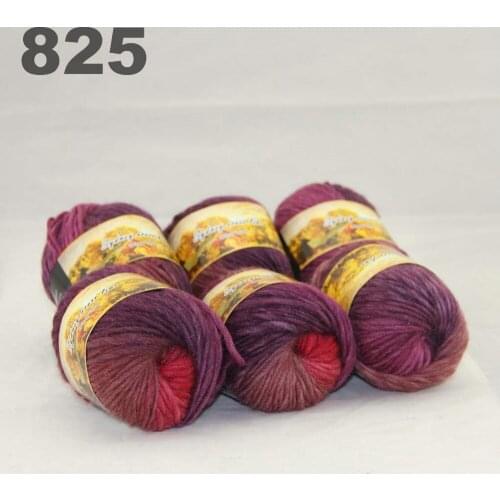 6x50gr Skeins NEW Chunky Hand Coarse Knitting Scores wool yarn 825