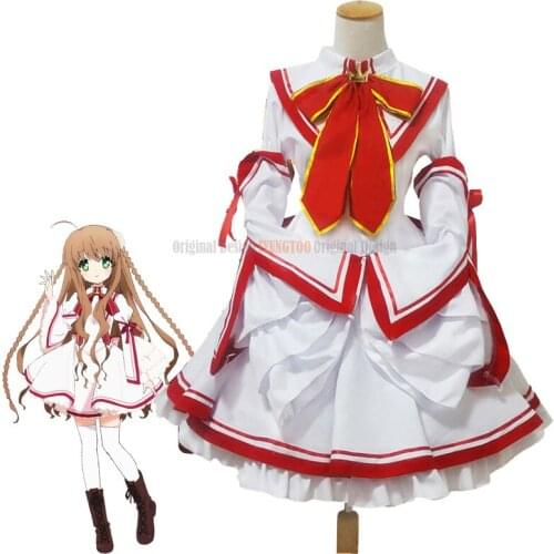 Anime Costumes Rewrite Kanbe Kotori Cosplay Dresses Womens Schoolgirl Uniform SKirts Kawaii Halloween Party Dress