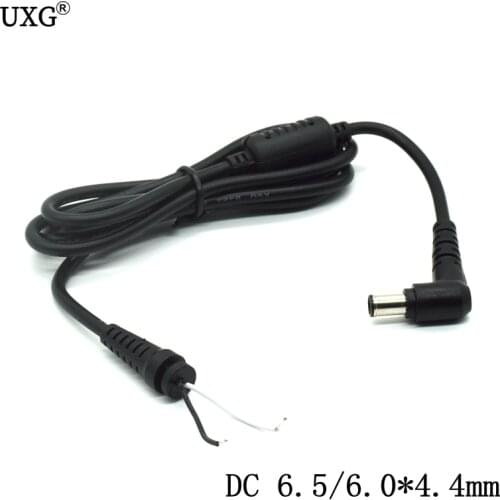 DC 6.5 x 4.4 6.0*4.4mm Power Supply Plug Connector With 1.2meter 1.2m Cord Cable for Sony Fujitsu Vaio Laptop Adapter Charger