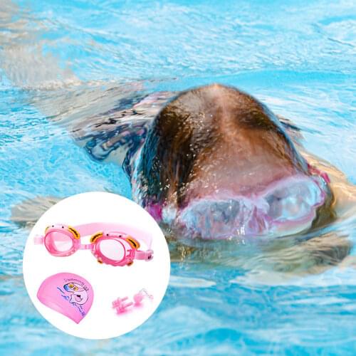 Childrens Swimming Goggles Set Cartoon Swimming Goggles Set