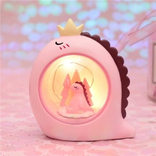 LED Cute Cartoon dinosaur Night light Baby Nursery Table Lamps Children Kids Toys Birthday Gift Home Decorative Lights