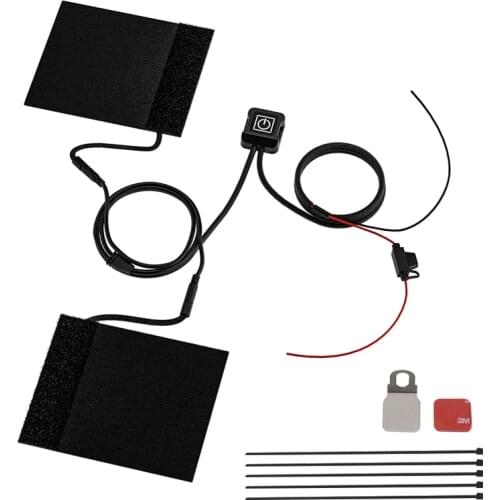 Electric Handle Cover 12 V Motorcycle Quick Loading And Unloading Velcro Set Handlebar Warmer Grip Cover with 1PC Glue Stickers