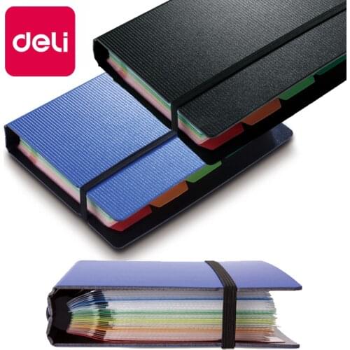 Deli 1PCS Name Card Stock 120 Collecting Capacity Color Classification Label Creative Fashion Page Transparent Card Book Office