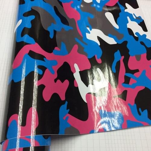 Good Digital Printed Camo Vinyl Film Wrapping Motorcycle Scooter Car Sticker Wrap Car Styling Foil Pixels Camouflage Film Wraps