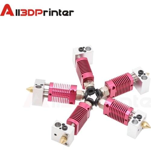 MK8 Assembled Extruder Hot End kit for Ender 3 CR10 printer 1.75mm 0.4mm Nozzle aluminum heating block 3d printer accessories
