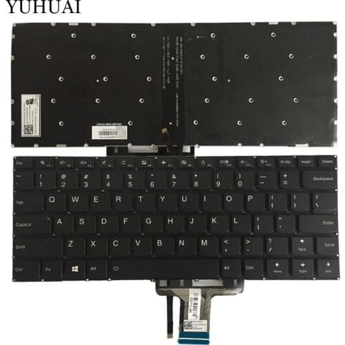 NEW US keyboard For Lenovo Yoga 710-15IKB 710-15ISK 710-14IKB 710-14ISK black US laptop keyboard with Backlit