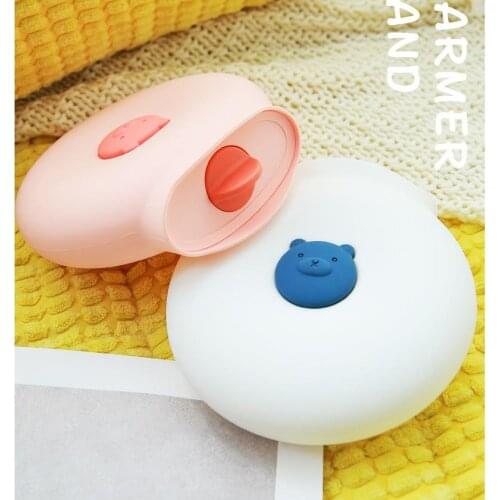 New Creative Piggy Shape Silicone Hot Water Bottle Water Hand Warmer Warm Water Bag Home Warming