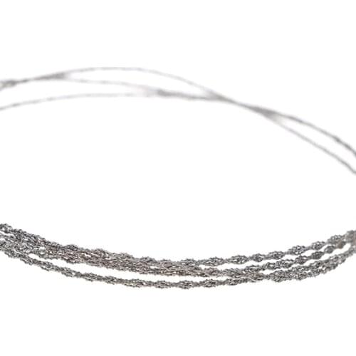 28 In/ 72cm Pocket Saw Survival Saw Chain Emergent Survival Camp Hike Outdoor Bushcraft Kit Mountainclimb Cut M4YD