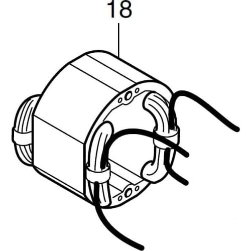 MAKITA 529078-9 220-240V Field Stator for MT600