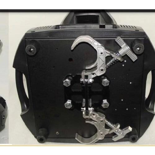 Simple aluminum Integrated stage light hook lighting clamp Cast steel Folding beam light hook loading 150KG 50mm truss tube