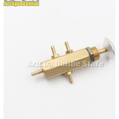 Dental Push-pull switch water adjust valve metal Water Exchange valve for Dental Unit Dental Chair
