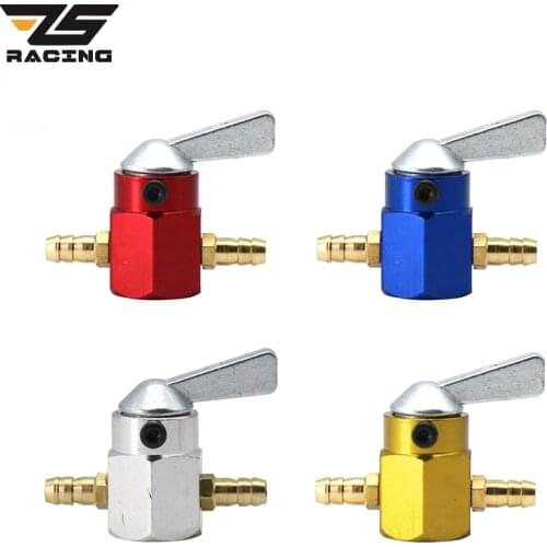 ZS Racing 6mm 8mm Gas Tank Fuel Switch Gasoline Faucet Gasoline Switch Shut Off Valve Pump Tap Petcock For Motorcycle Carburetor