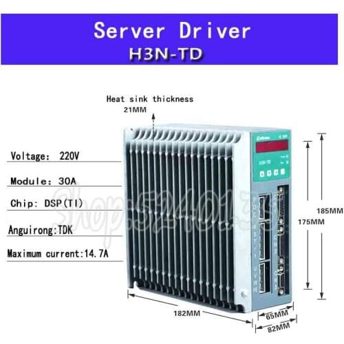 ACSD H3N-TD three-phase 14.8A 1.2KW / 1.5KW AC220V servo motor driver controller