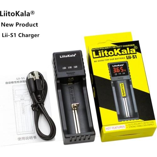 LiitoKala Lii-S1 lii-500 202 402 PD4 Smart charger for 3.7V Lipo Battery 18650 26650 16340 14500 and 1.2V AA/AAA NiMH battery