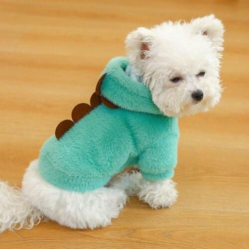 Teddy Dog Clothes Pet Little Flying Dragon Hoodie Sweater Pomeranian Bichon Chihuahua Pet Cat Winter Hoodies