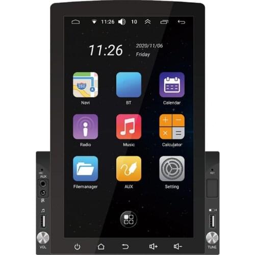 10.1 inch Auto MP5 Player Multi-media GPS Navigation WiFi Vertical Screen Display for Automobiles Car Accessories