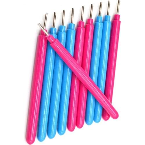 10 Pcs Quilling Paper Pen DIY Origami Scrapbooking Slotted Quilling Paper Craft Tools AC889
