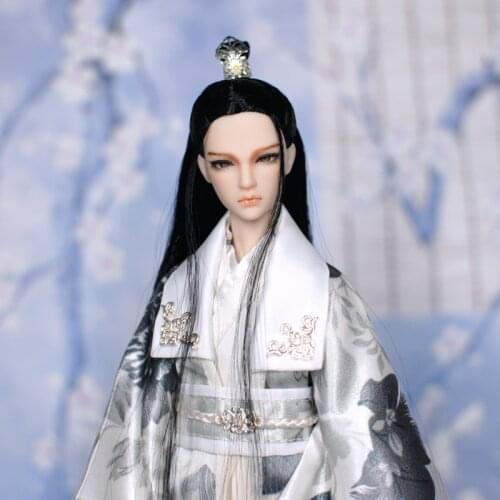 31cm Ancient Clothes Male Doll with Hand Painted Makeup Chinese Imperial Concubine Court Fairy Suit Joints Boy 1/6 Prince Dolls