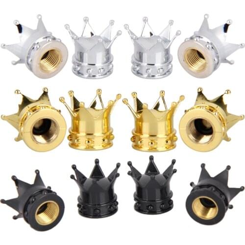 4pcs Aluminum Bike Valve Cap Ultralight Mountain Road Bicycle Tire Cap Tire Valve Protector MTB Accessories