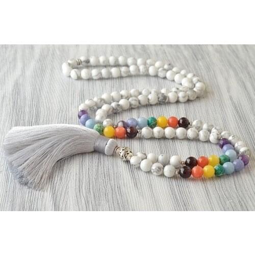8 mm 108 Mala Beads Chakra Necklace Yoga Jewelry Mala Necklace Yoga Necklace
