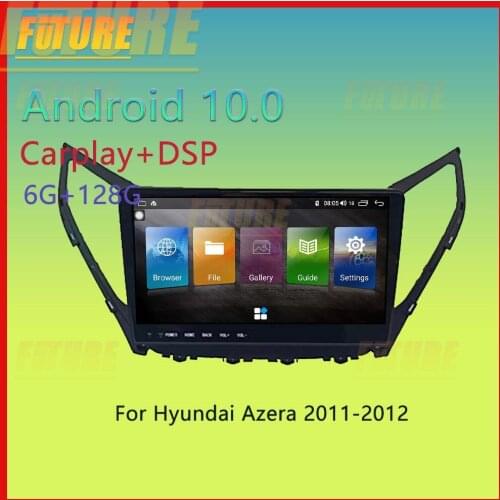 128G For Hyundai Azera 2014 2015 Android Car Radio Stereo 2 Din Multimedia Player GPS Navigation Touch Screen Carplay Head Unit