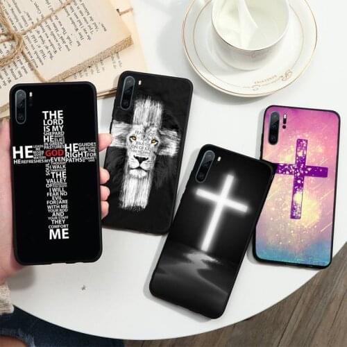 Bible Jesus Christ Christian Cross Phone Cases For Huawei P40 P20 P30 lite Pro P Smart 2019 Mate 40 20 10 Lite Pro Nova 5t