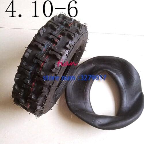 Hot Sale Good Quality 4.10-6 Tyre and Rim Fit All Models ATV Go Kart MIni Quad 47cc 49cc Snowplow Tires Snowmobile Tires