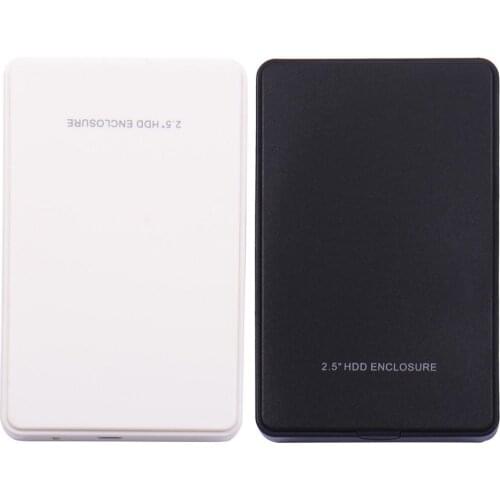 2.5 inch USB2.0 SATA SSD Enclosure Mobile Hard Disk Case External SSD Adapter SSD Box Support 2TB for Notebook