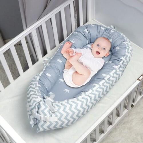 Bed In Bed Cocoon Nest Chair Portable Bumper Infant Toddler Cotton Cradle For Newborn 1pc Dropshipping Cotton Solf Bedding Set