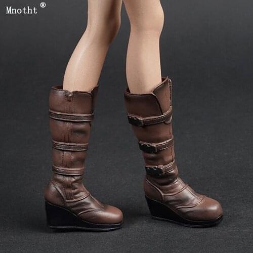 Mno1/6 Scale AS028 A/B Trend Middle Tube Combat Boots Soldier Model For 12'' Detachable PH Flexible Steel Stainless Figure