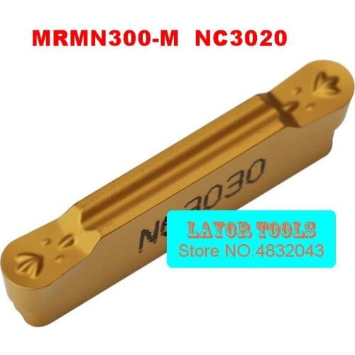 MRMN300-M NC3020, Two-headed Cnc Cutting Carbide Coating Turning Insert For Grooving Holder Mgehr & Mgivr