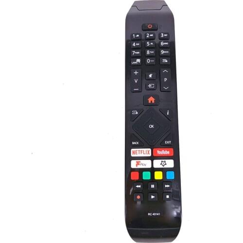 Replace RC43141 For Hitachi TV Remote Control 24HB21T65U 32HB26T61UA 43HB26T72U 43HK25T74U with Netflix Youtube Fplay Buttons