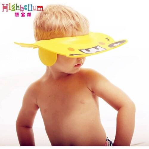 New Style Baby Children Kid Wash Hat Shampoo Cap Ear Protection Children Shower Cap Bath & Shower Product Baby Hat Big Size