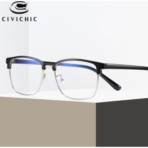 Chic TR90 Retro Computer Glasses Women Anti Blue Light Eyeglasses Men Gaming Gafas Luz Azul Myopia Optical Frame Eyewear COG44