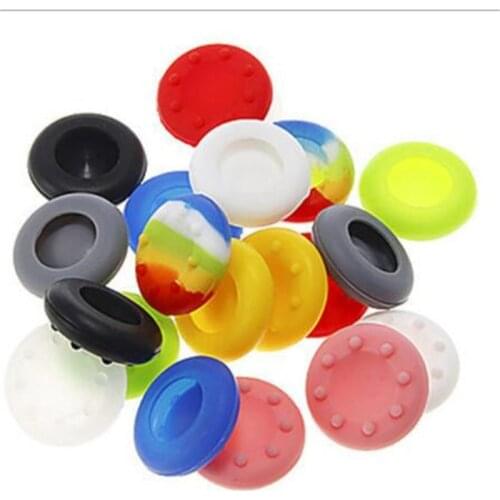100pcs PS4 Silicone Cap Thumbstick Thumb Stick Guards Cover Case Skin Joystick Grip For PS4 Xbox one 360 Controller PS4 Pro Slim