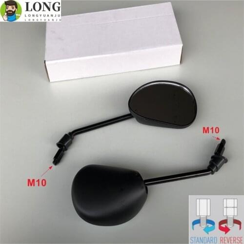 10mm 3C Certification Motorcycle Rearview Mirrors,For HONDA WH125-12 SDH125-53 KYY125 125cc,Rear View Mirrors Back Side