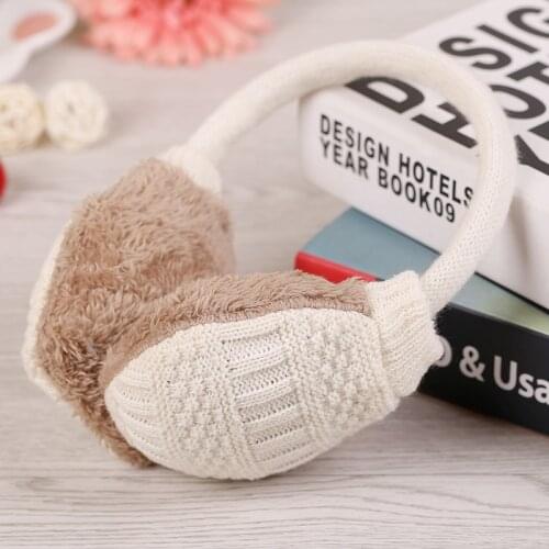 Winter Knitted Earmuffs Women 2020 New Ear Protector Super Warm Ear Muffs Cover Plush Cute Comfortable Kawaii Ear Warmers