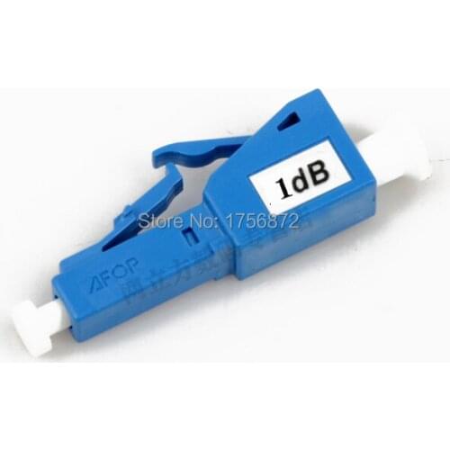 10pcs/Lot LC/PC-LC/PC Fixed Attenuator 1dB Fiber Optic Attenuator