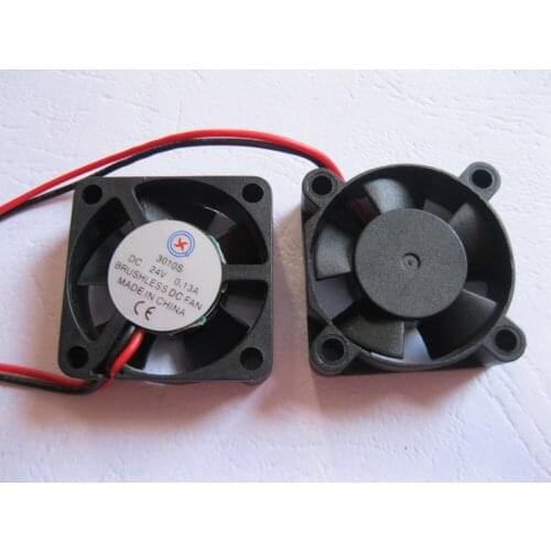 100 Pcs Brushless DC Cooling Fan 24 Blade 3010S 12V 30x30x10mm