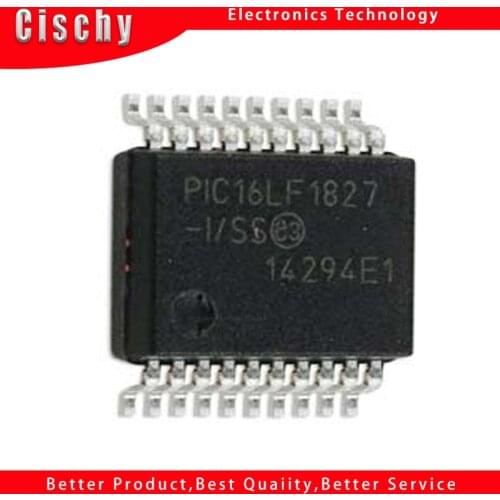 2pcs/lot PIC16LF1827-I-SS PIC16F1827 PIC16F1827-I/SS SSOP-20 In Stock