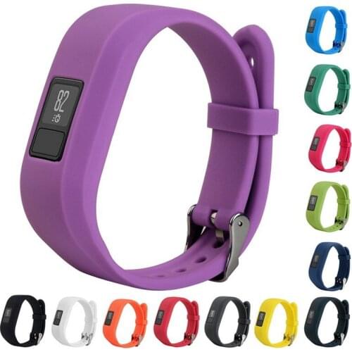 DHL 300PCS New Soft Silicone Replacement Wrist Watch Band Strap For Garmin Vivofit3 Vivofit 3 Kids Smart Watch Bands